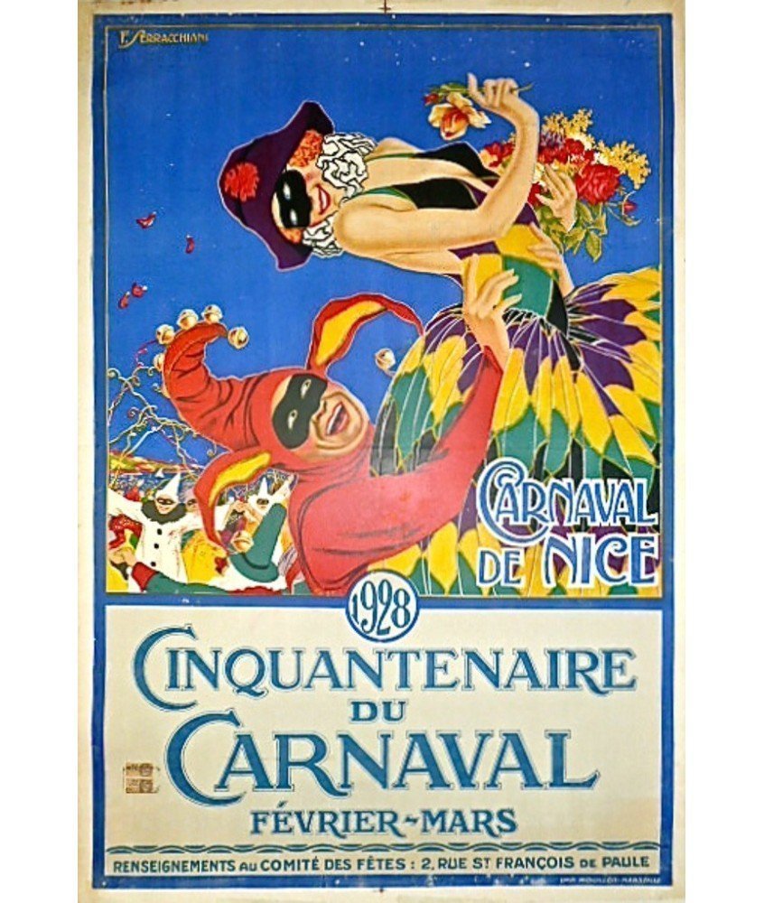 CARNAVAL DE NICE. 1928. CINQUANTENAIRE