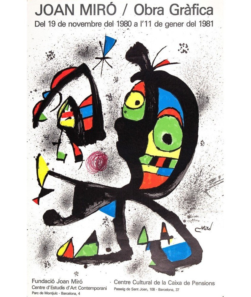 MIRÓ i FERRÀ, JOAN (Barcelona 1893 - Palma de Mallorca 1983). OBRA GRAFICA 1981