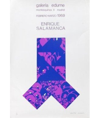 ENRIQUE SALAMANCA. LIT. NUMERADA Y FIRMADA MADRID 1969