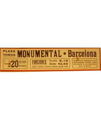 CIRCO MONUMENTAL. FESTIVAL MUNDIAL DEL CIRCO. 1967