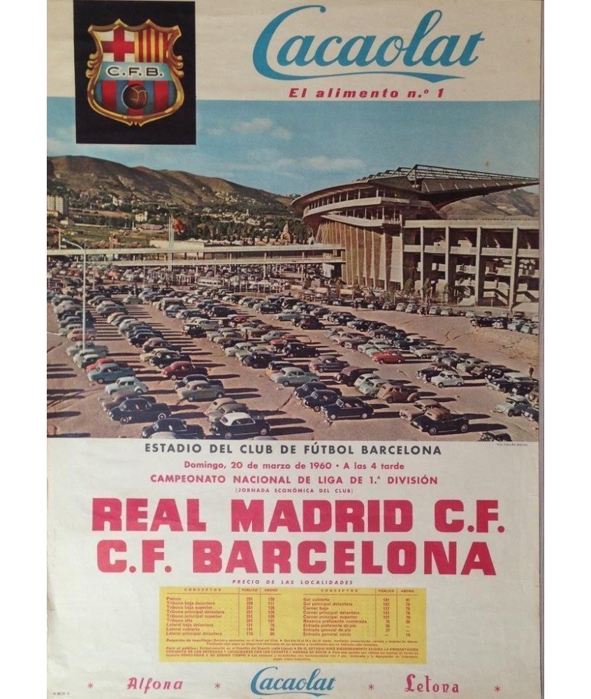 REAL MADRID C.F. - F. C. BARCELONA 1960