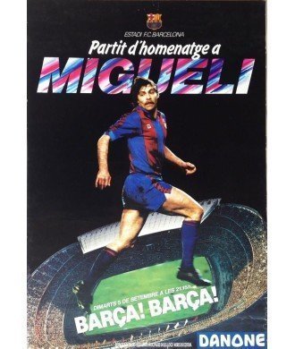 PARTIT D'HOMENATGE A MIGUELI. BARÇA! BARÇA!