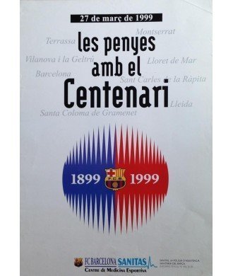 C.F. BARCELONA REAL VALLADOLID. AUTOGRAFO DE RAMALLETS