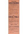 PROGRAMA. CIRCO EL MASNOU. VETLLADA COMICH-LIRICA. 1906