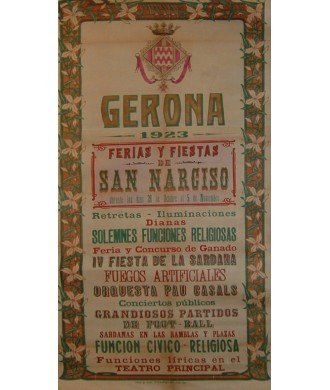 FERIAS Y FIESTAS GERONA 1923