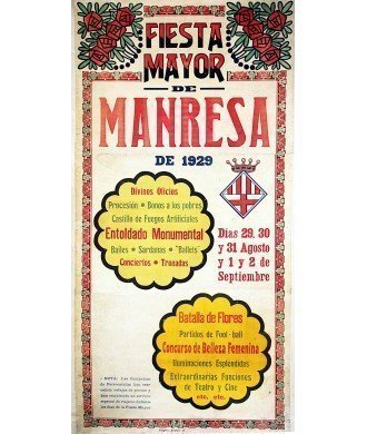 FIESTA MAYOR DE MANRESA 1929