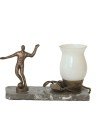 FUTBOL. ESCRIBANIA BRONCE. Ca. 1920