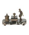 FUTBOL. ESCIBANIA DE BRONCE. Ca. 1910