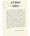 BARCELONA 1841. AVISO. GREMIO DE MAREANTES (Barqueros)