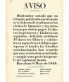 BARCELONA 1855. AVISO. (Impuestos circulaciön)