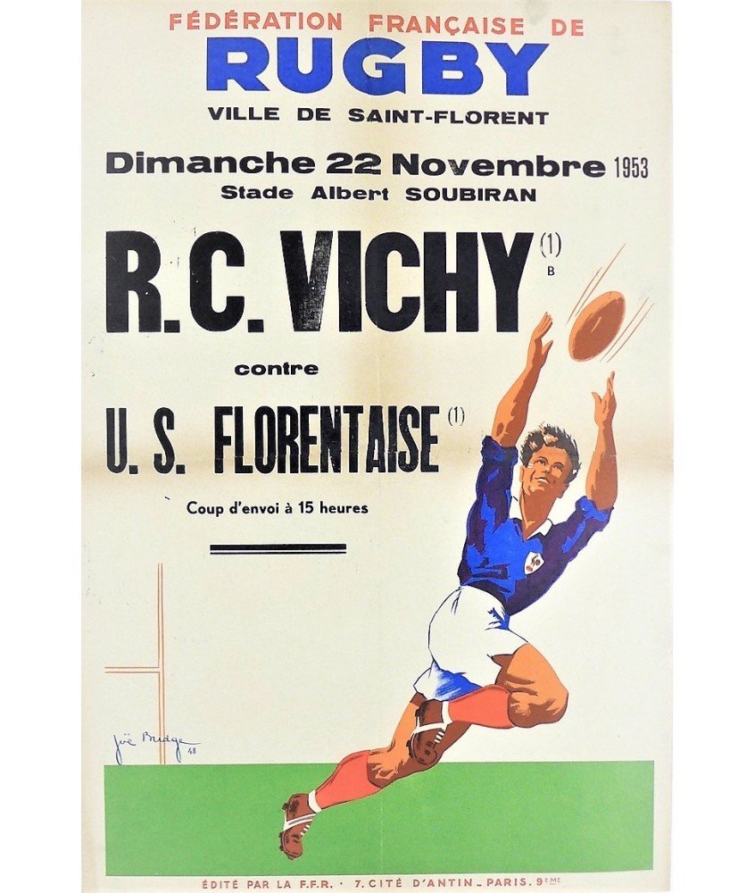 FEDERATION FRANÇAISE DE RUGBY (Football) R.C. VICHY - U.S. FLOREMTAISE /