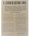 ANTONIO DE QUEVEDO. ALCALDE. BARCELONA 1865. PUERTO