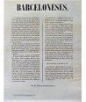 BARCELONESES 14 AGOSTO 1847. INAUGURACION PUERTA ISABEL IIª