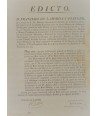 EDICTO. FRANCISCO DE LABORDA DEL CONSEJO DE S.M. MAZARRON1816.ALFARERIA
