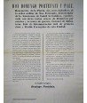 DOMINGO PORTEFAIX. ALCALDE. BARCELONA 1848.  BAGAJES Y CABALLERIA