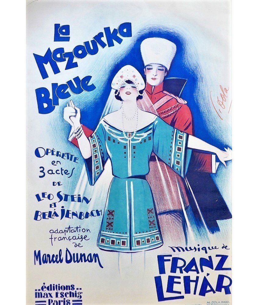 LA MAZOURKA BLEUE. MUSIQUE DE FRANZ LEHAR