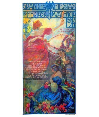 VALENCIA 1914 FIESTAS Y FERIAS