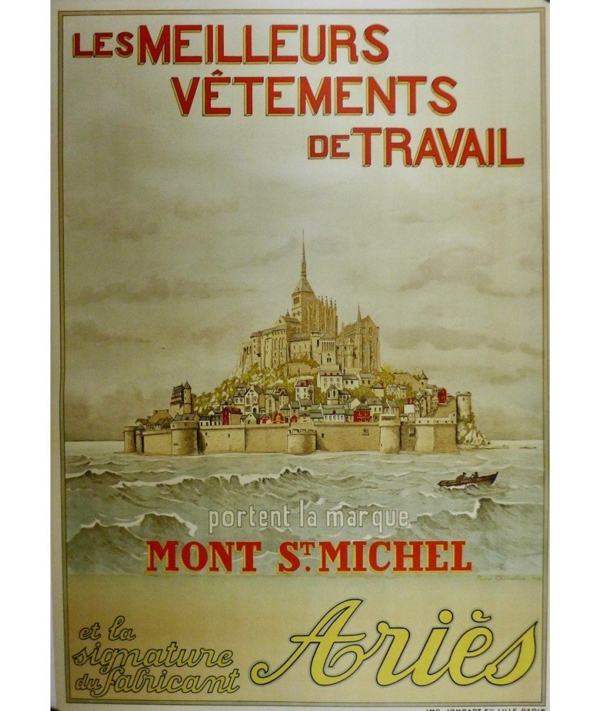 Vêtements de Travail – Original vintage poster | Original Poster Barcelona