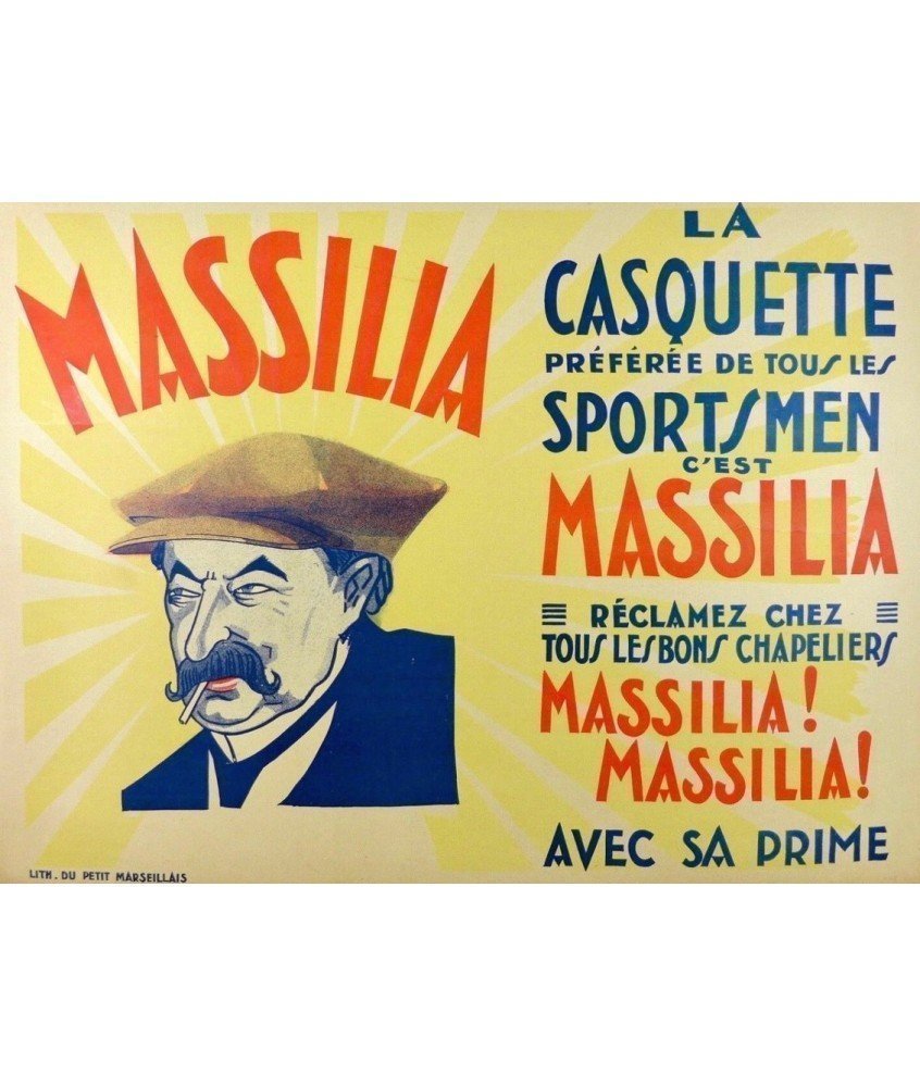 Massilia – Original vintage advertising poster | Original Poster Barcelona