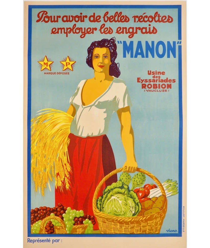 Manon – Cartel publicitario original | Original Poster Barcelona