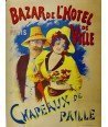 Bazar de l’Hotel de Ville París – Cartel original antiguo