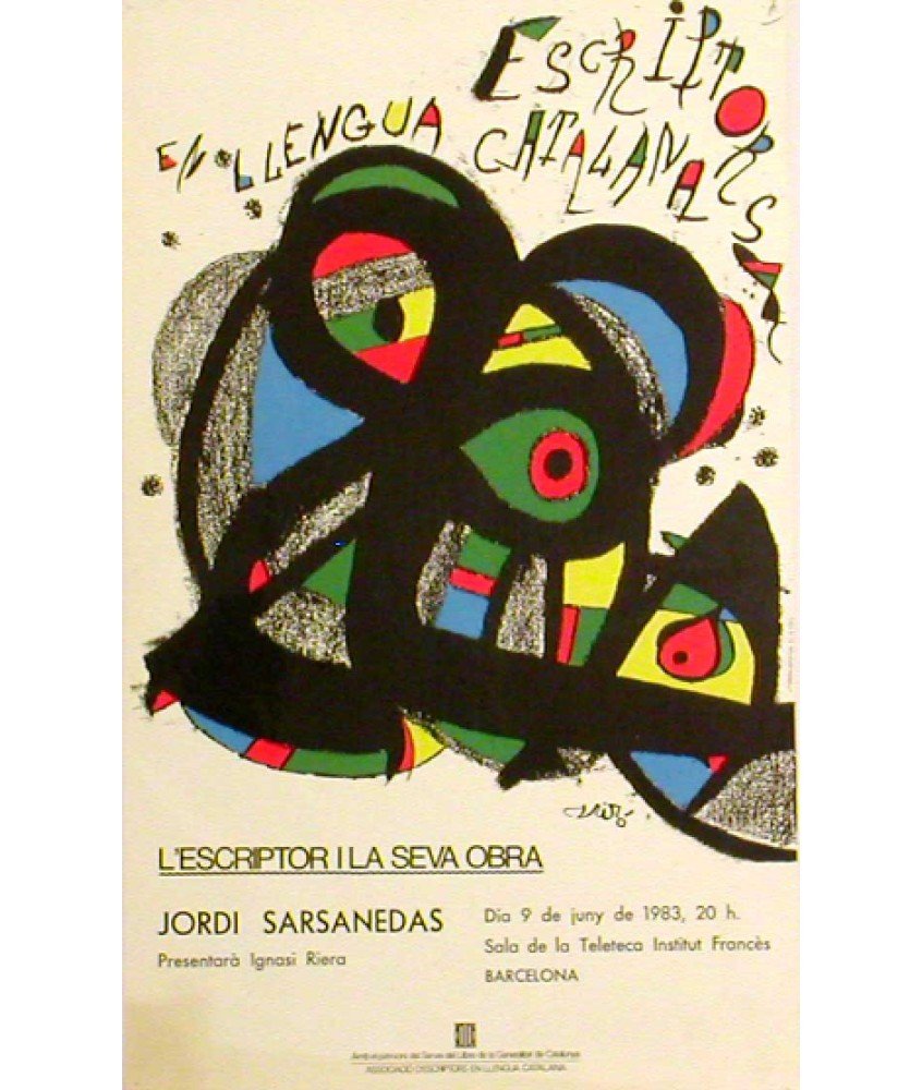 ESCRIPTORS EN LLENGUA CATALANA. JOAN MIRÓ i FERRÀ, JOAN (Barcelona 1893 - Palma de Mallorca 1983)