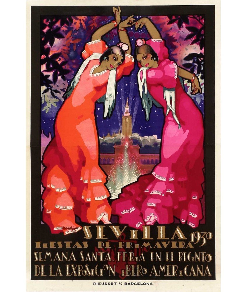 SEVILLA 1930 SEMANA DE PRIMAVERA