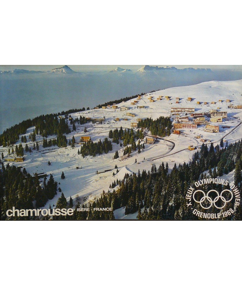 X JJ.OO D'HIVER 1968. GRENOBLE. FRANCE CHAMROUSSE