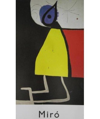 MIRÓ. MUJER EN LA NOCHE
