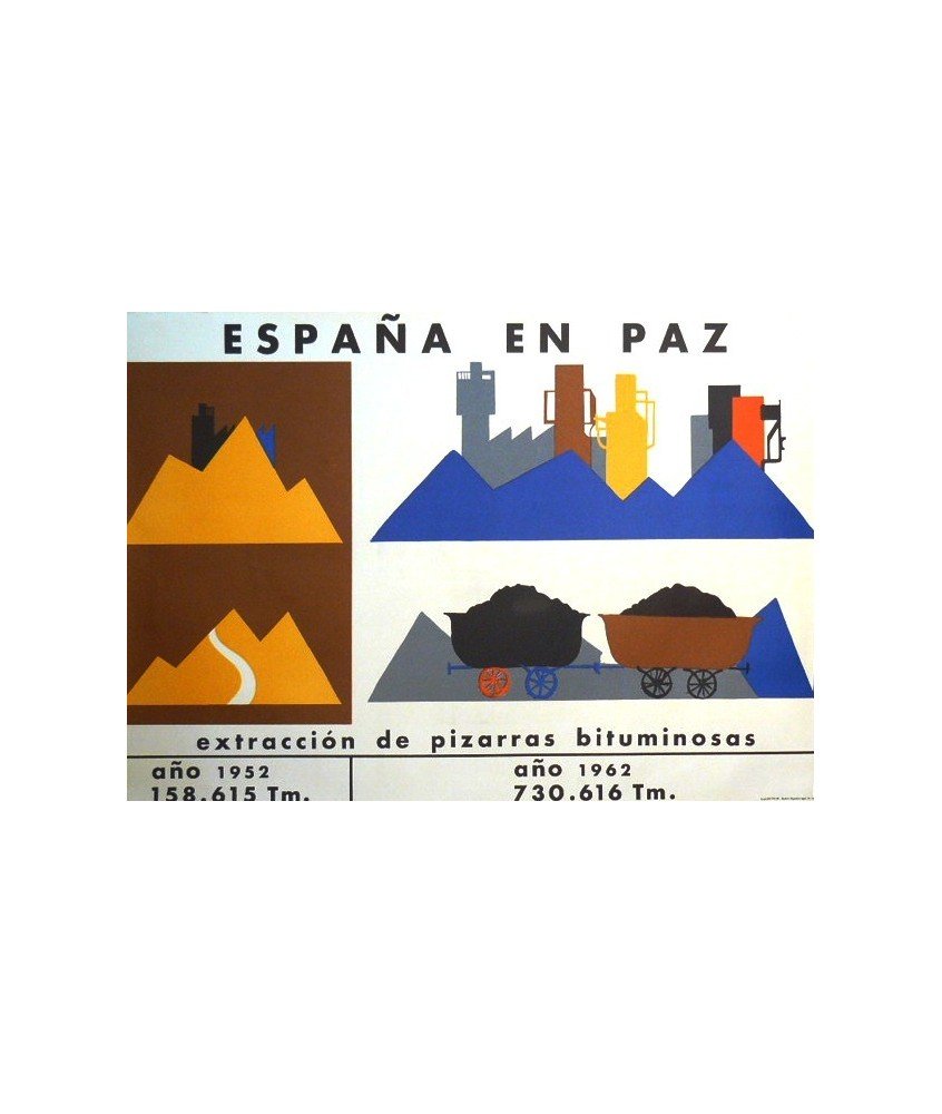 ESPAÑA EN PAZ PIZARRAS BITUMINOSAS