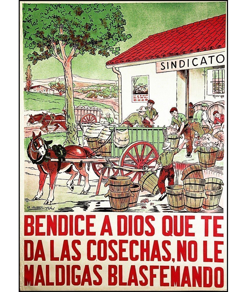 BENDICE A DIOS QUE TE DA LAS COSECHAS