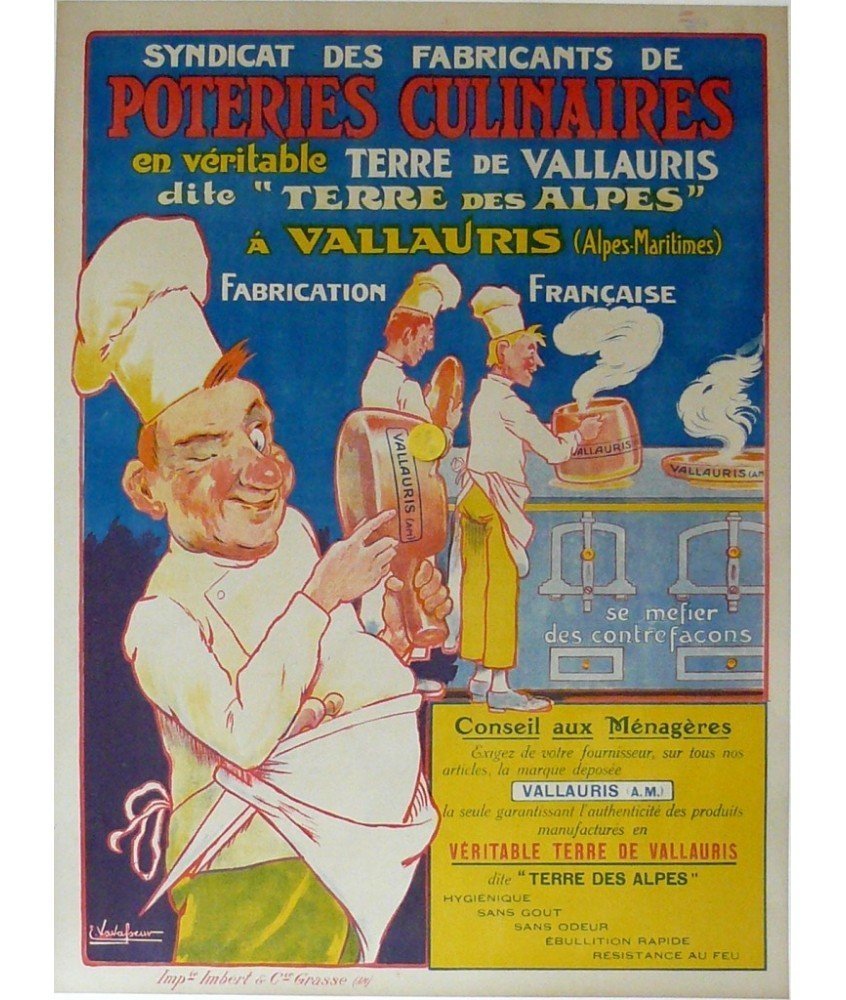 POTERIES CULINAIRES VALLAURIS