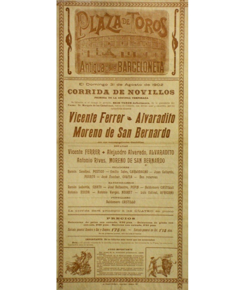 PLAZA DE TOROS ANTIGUA DE LA BARCELONETA