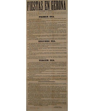 FIESTAS EN GERONA 1876