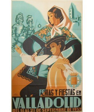 VALLADOLID 1952 FERIAS Y FIESTAS