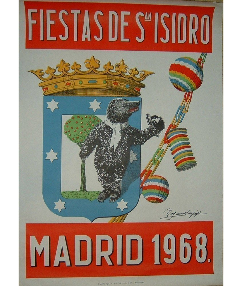 MADRID 1968 FIESTA DE SAN ISIDRO