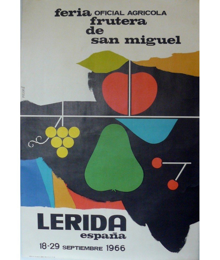 LERIDA FERIA FRUTERA 1966