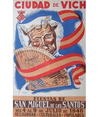 CIUDAD DE VICH FIESTAS DE SAN MIGUEL 1946- VIC
