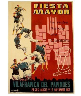 FIESTA MAYOR VILAFRANCA DEL PANADES 1959