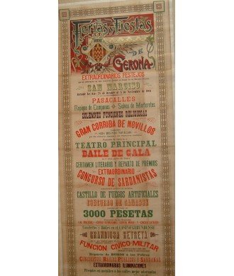 FERIAS Y FIESTAS GERONA 1901
