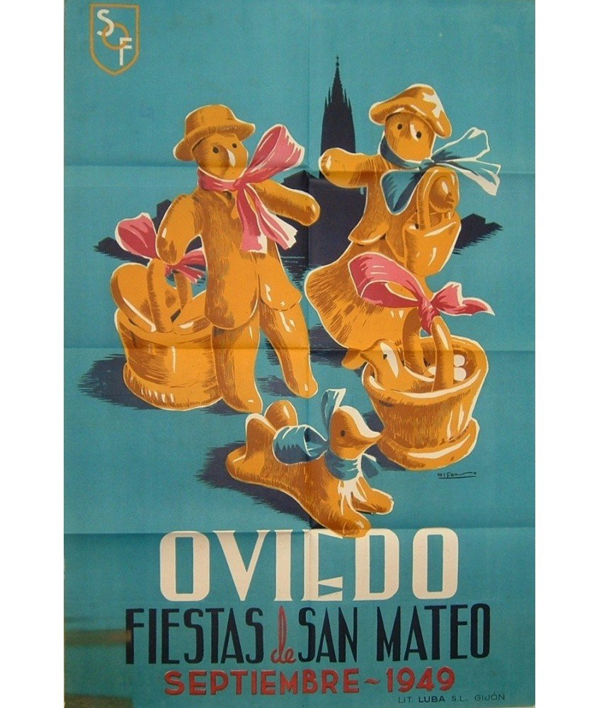 OVIEDO 1949 FIESTAS DE SAN MATEO