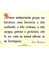 LA FRASE QUINCENAL 'SOMOS ANTIMARXISTAS...' JOSE ANTONIO